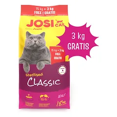  JOSERA JosiCat Classic Sterilizuota 15+3kg