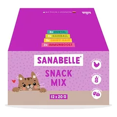 Sanabelle Snack Mix mit 4 Sorten für Katzen
