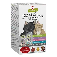 GranataPet Filet à la carte bandomasis rinkinys, drėgnas maistas katėms — 2 nuotrauka