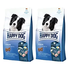 HAPPY DOG Supreme Fit&VItal Junior 2 kg (2 x 1 kg)