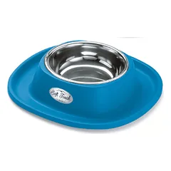Dubenėlis gyvūnui su minkštu kilimėliu, Soft Touch INOX Big