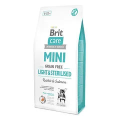 Brit Care Mini Light&Sterilised sausas maistas mažų veislių šunims 400g. – 2kg.