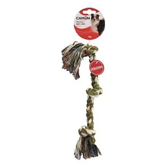 Camon medvilninis virvės žaislas šunims su 3 mazgais, 32 cm, 200 g