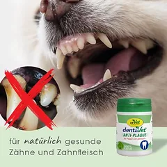 cdVet dentaVet Anti-Plaque, papildas, Dideliems 26–45 kg — 3 nuotrauka