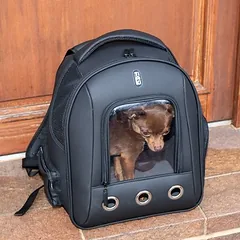TIAKI kuprinė augintiniams su langeliu, Mažiems 5–10 kg — 3 nuotrauka