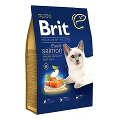 Brit Premium Cat Adult Salmon sausas maistas suaugusioms katėms su lašiša ir lašišos padažu, 8 kg