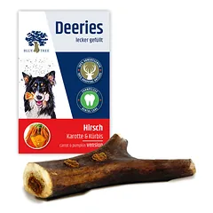 BLUE TREE Deeries natūralus skanėstas šunims - elnio ragai M, 70 g