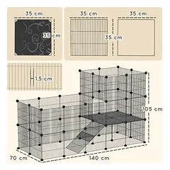 Aptvaras 140 x 70 x 105 cm 39 vnt. — 3 nuotrauka