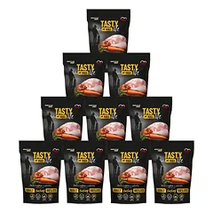 Tasty Dogs Life kalakutienos želė patiekalas 10x500g
