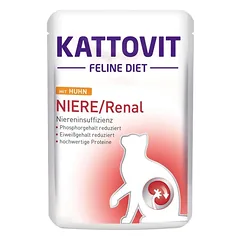 Kattovit Niere/Renal chicken 85g paketėlis
