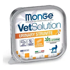 MONGE VetSolution šlapias maistas katėms šlapimo takams 12×100 g