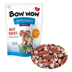 Skanėstai šunims BOW WOW Jerky snack su jautiena, 80 g nuotrauka