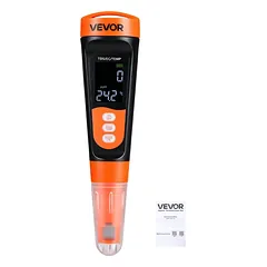 TDS vandens matuoklis VEVOR A6, TDS ir EC, 40 × 40 × 183,5 mm