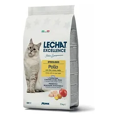LeChat Excellence Sterilised su vištiena, sausas maistas katėms 0,4 kg — 1 nuotrauka