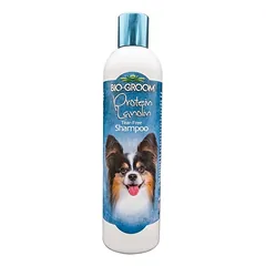 Bio-groom Protein Lanolin – šampūnas šunims ir katėms be sulfatų, nedirgina akių, 355ml