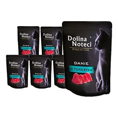 DOLINA NOTECI Premium Danie tunas suaugusioms katėms 10x85g
