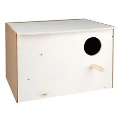 Flamingo Nistkasten Nymphensittich horizontal, Maße: 33 x 25 x 36 cm — 1 nuotrauka