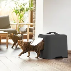 Rotho MyPet kraiko dėžė katėms BIALA, mistelė balta — 4 nuotrauka