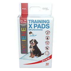 Dog Fantasy X pets pads higieniški sugeriantys padėkliukai šuniukams ir suaugusiems šunims, 60×60 cm, 40 vnt. — 2 nuotrauka