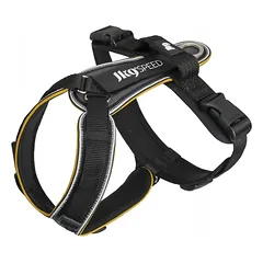 Julius - K9 Speed Harness Grey - reguliuojami sportiniai šunų pakinktai, grafito spalvos
