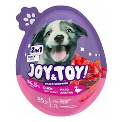 Joy & Toy Dog Snack Surprise Soft Jerky Duck