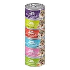 Four Friends konservai katėms su tunu ir įvairiais priedais, 85 g, 6 vnt.