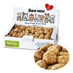 Skanėstai šunims BOW WOW Prebio balls su plaučiais, 900 g