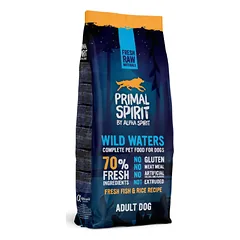 PRIMAL SPIRIT Wild Waters minkštas maistas šunims žuvis 12 kg