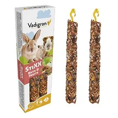 VADIGRAN Stixx MAX triušiams, jūrų kiaulytėms, žiurkėnams 150g 2vnt