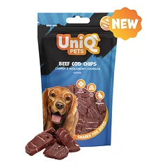 Uniq Pets Jautienos ir menkės traškučiai 80g photo