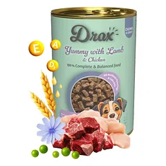Drax Adult Dog – konservai su ėriena ir vištiena