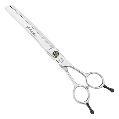Geib Wave Curve Chunker 7.5 - single-sided curved thinning shears, made of Japanese steel, 35 teeth, 7,5" — 2 nuotrauka
