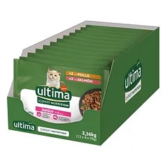 Ultima Cat Expert Nutrition Junior su vištiena ir lašiša, drėgnas maistas kačiukams — 2 nuotrauka