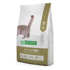 Natures Protection Sterilised sausas maistas katėms 7 kg