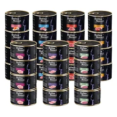 Dolina Noteci Premium katėms, įvairių skonių, 28 x 185 g