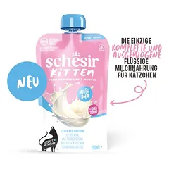 Schesir Kitten su ožkos pienu, drėgnas maistas kačiukams — 3 nuotrauka
