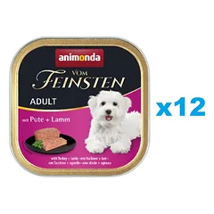 ANIMONDA Vom Feinsten Adult kalakutiena ir ėriena 12x150 g