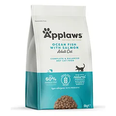 APPLAWS Cat Dry Adult Ocean Fish with Salmon sausas maistas katėms su žuvimi, 6kg