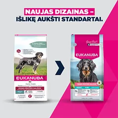 EUKANUBA Special Care Monoprotein sausas pašaras šunims su lašiša, AB, 12 kg