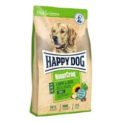 Happy Dog NaturCroq Lamm&Reis visavertis pašaras suaugusiems šunims su ėriena ir ryžiais, 1 kg