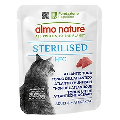 Almo Nature HFC Sterilised Cats Atlanto tuno drėgnas maistas sterilizuotoms katėms, 50 g
