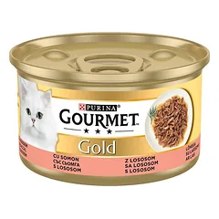 Gourmet Gold Succulent Delights 24x85g su vištiena/jautiena/lašiša/žuvimi, 24 x 85 g — 4 nuotrauka