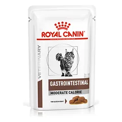 ROYAL CANIN Cat Gastro Intestinal Moderate Calorie 48 x 85 g šlapias maistas katėms, turinčioms virškinamojo trakto sutrikimų ir linkusioms į antsvorį
