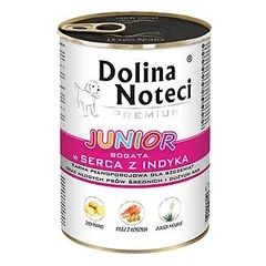 DOLINA NOTECI PREMIUM Junior su kalakutienos širdelėmis 400g