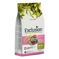 Exclusion Mediterraneo Dog Puppy Chicken Large Breed 12 kg