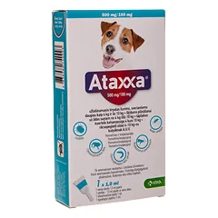 Ataxxa  užlašinamasis tirpalas nuo parazitų (4-10 kg) šunims, 1 ml