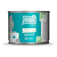 MjAMjAM VetCat Sterilized, drėgnas maistas katėms 6 x 200 g