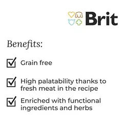 Brit Care Sterilized Weight Control su antiena ir kalakutiena, sausas maistas katėms, 1,5 - 2,9 kg — 3 nuotrauka
