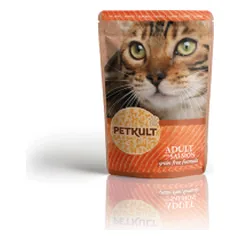 Petkult Adult konservai katėms su lašiša, 100 g photo