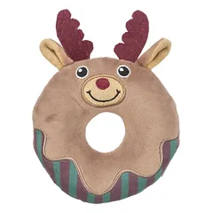 TRIXIE Xmas Spurga-briedis, pliušas, 14 cm, su garsu (pak.3)